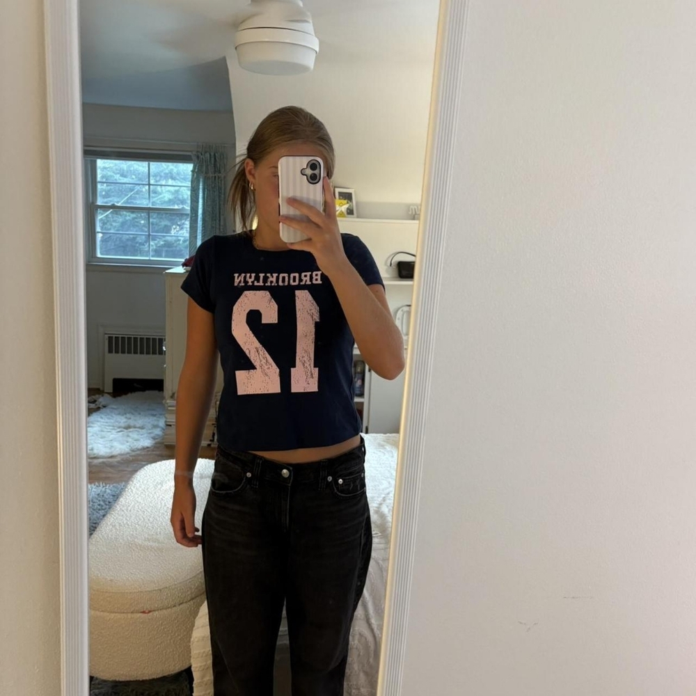 Women's Navy and Black Jeans